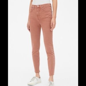 Coral Colored Gap Jeans